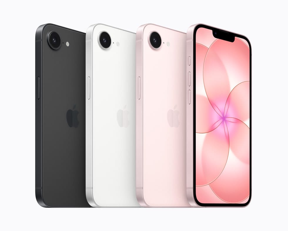 Apple公式のiPhone 17eカラーバリエーション