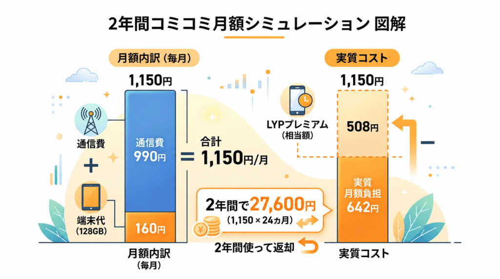 2年間コストシミュレーション