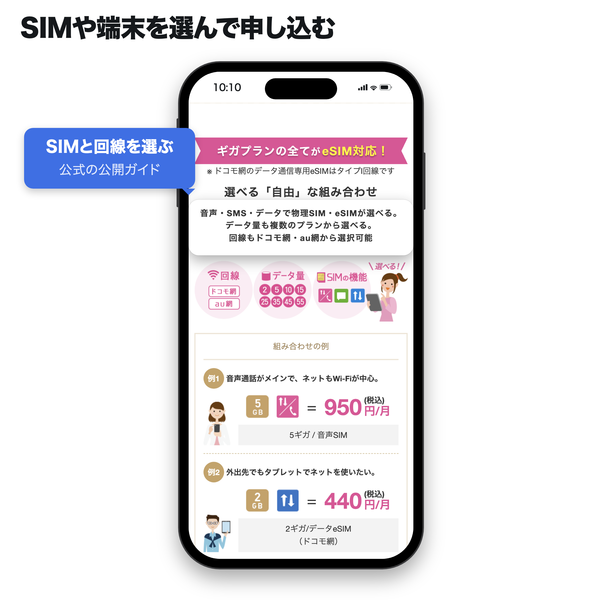 IIJmioの公開案内画面(手順2)